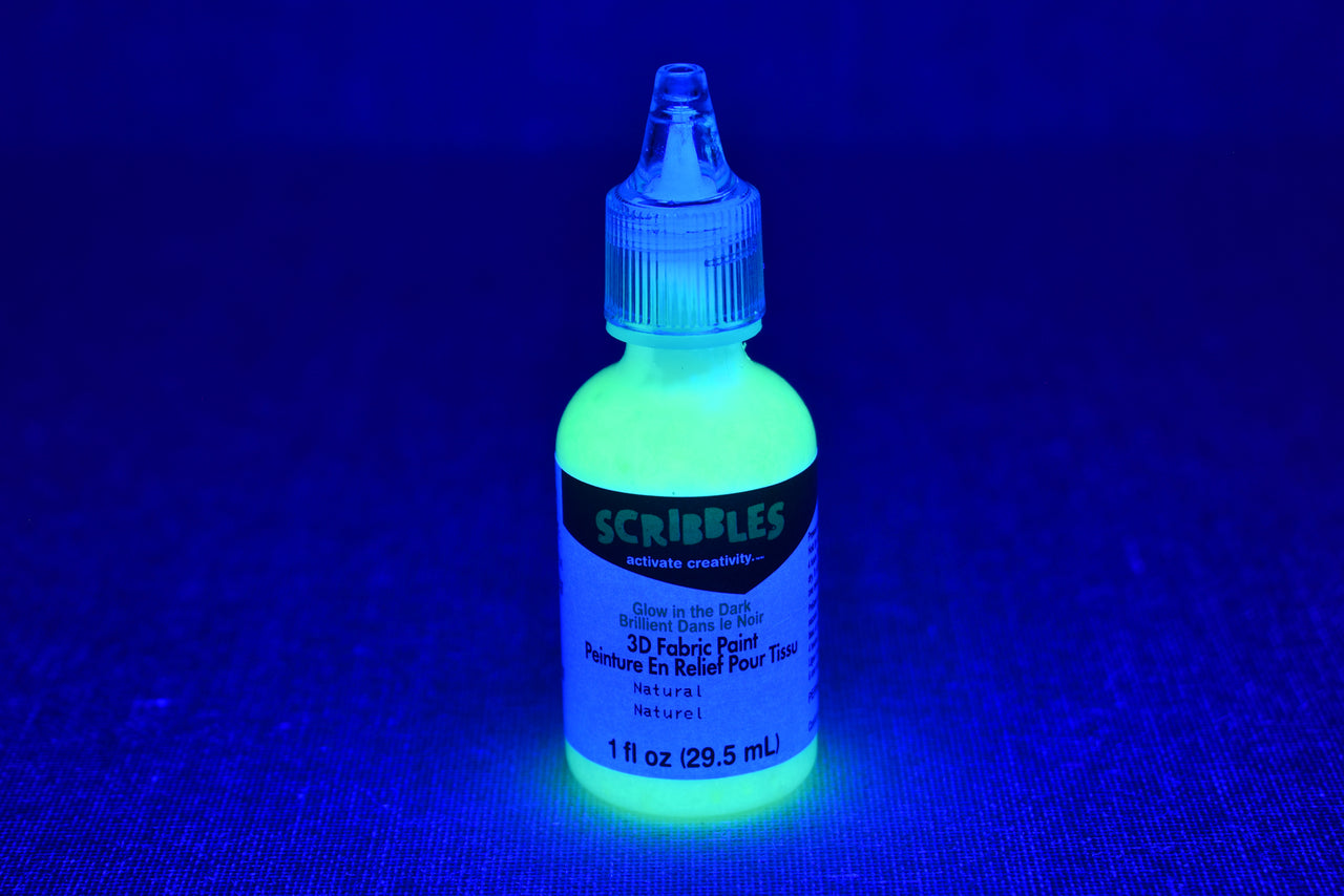 Scribbles UV Blacklight Reactive Fabric Paint – DirectGlow LLC